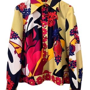 Amazing vintage ladies floral blouse